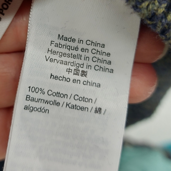 J.Crew Marled cotton raglan-sleeve crewneck sweater Green Black Size Medium - Picture 4 of 7